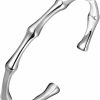 KACON Kacon Sterling Silver Bangle Bracelet, Fashion Simple Open Bangles Cuff Bracelets For Women Girls Online