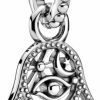 Pandora Pandora Protective Hamsa Hand Dangle Charm - Compatible Moments Bracelets - Jewelry For Women - Gift For Women In Your Life - Made With Sterling Silver New