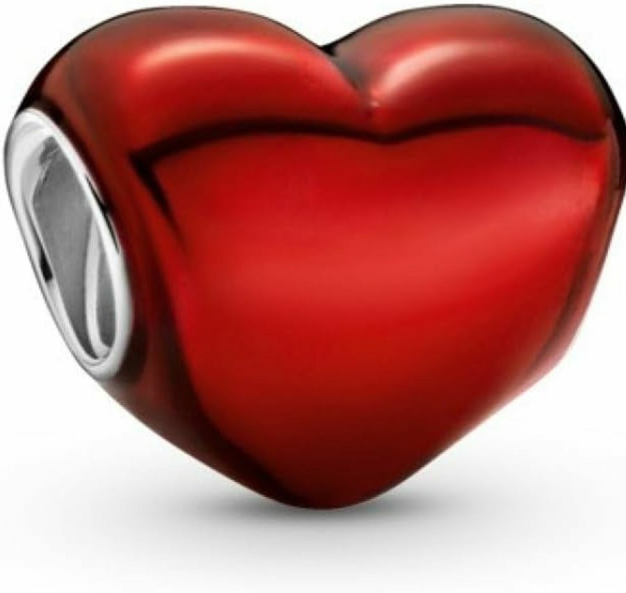 Pandora Pandora Metallic Red Heart Charm Wholesale