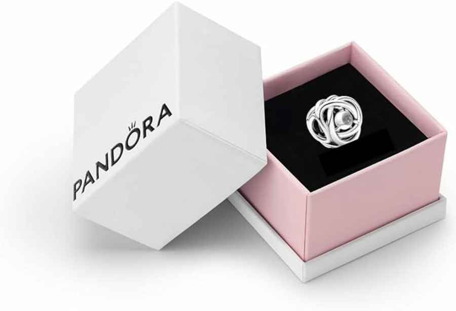 Pandora Pandora April Clear Eternity Circle Charm Bracelet Charm Moments Bracelets - Stunning Women'S Jewelry - Gift For Women - Made With Sterling Silver & Cubic Zirconia Wholesale