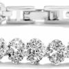 Mariell Mariell 6\" Cubic Zirconia Wedding, Bridal Or Prom Cz Tennis Bracelet, Petite Size For Smaller Wrist. Hot