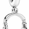 Pandora Pandora Jewelry Headphones Dangle Cubic Zirconia Charm In Sterling Silver Hot