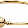 Pandora Pandora Moments Ball Clasp Bangle For Women - Compatible Moments Charms - Bangle Charm Bracelet Best