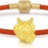 CHOW SANG SANG Chow Sang Sang 999 24K Solid Gold Mini Charm Maneki Usagi Dragon Charm Bracelet For Women 94301C Online