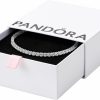 Pandora Pandora Sparkling Tennis Bracelet - Sterling Silver & Cubic Zirconia Bracelet For Women Timeless Collection - Gift For Her Hot