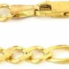 Bracelet Bracelet Real 10K Yellow Gold Hollow Figaro 4.0Mm, 7\" To 10\" Best