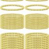 Taiyin Taiyin 40 Pcs Gold Bead Bracelet Bead Elastic Ball Bracelet Gold Beaded Bracelets For Women Beaded Stretch Bracelets For Girls Couple Friendship Jewelry Gifts, 4 Mm And 6 Mm Hot