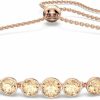 SWAROVSKI Swarovski Emily Tennis Bracelet Jewelry Collection, Clear Crystals, Blue Crystals, Pink Crystals (Amazon Exclusive) Online