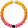 Lokai Lokai Hawaiian Silicone Beaded Bracelets For Women & Men, The Surf Collection - Ohana Beach Jewelry Fashion Bead Bracelet With Black & White Beads - Ring Bangle Slide-On Style For Comfortable Fit Online