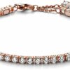 Pandora Pandora Sparkling Tennis Bracelet - Cubic Zirconia Rose Gold Bracelet For Women Timeless Collection - Gift For Her - With Gift Box Online