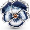 Pandora Pandora Blue Pansy Flower Charm Bracelet Charm Moments Bracelets - Stunning Women'S Jewelry - Gift For Women In Your Life - Made With Sterling Silver, Cubic Zirconia & Enamel Hot