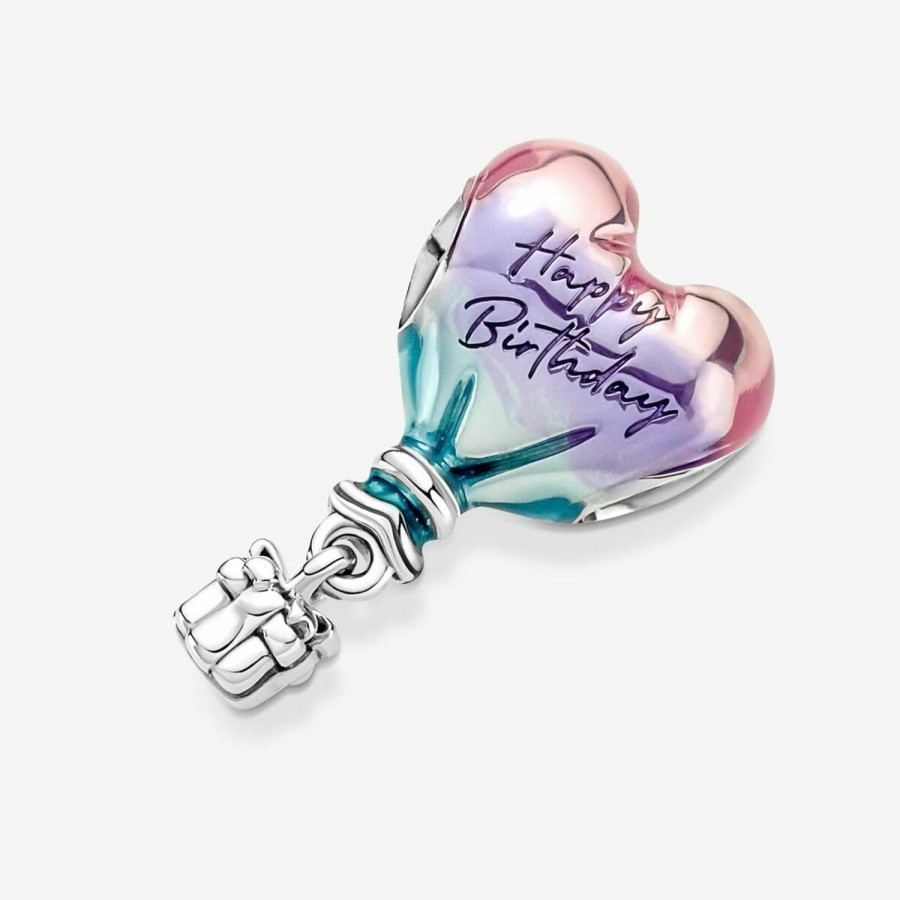 Pandora Pandora Happy Birthday Hot Air Balloon Charm Bracelet Charm Moments Bracelets - Stunning Women'S Jewelry - Gift For Women - Made With Sterling Silver & Enamel, With Gift Box Hot