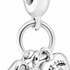 Pandora Pandora Baby Bottle And Shoes Dangle Charm - Compatible Moments Bracelets - Jewelry For Women - Gift For Women In Your Life - Made With Sterling Silver, Cubic Zirconia & Enamel, With Gift Box Clearance