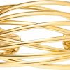 SELFWIMG Selfwimg Twisted Cuff Bangle Bracelet For Women Girls Trendy Multi-Layer Wire Warp Bangle Bracelet Adjustable Wide Open Chunky Cuff Bracelet, Gold & Rose Gold & Silver Wholesale