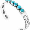 Turquoise Network Turquoise Bracelet Sterling Silver 925 Genuine Turquoise Gemstones Cuff Bracelet Best