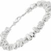 Silpada Silpada 'Collected Beauty' Sterling Silver Hematite Bead Bracelet. 7.5\" Clearance