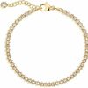 MEVECCO Mevecco Bracelet For Women 14K Gold Plated Dainty Chain Simple Jewelry Cute For Girls Hot