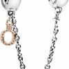 Pandora Pandora Dangling Crown O Safety Chain Charm Bracelet Charm Moments Bracelets - Stunning Women'S Jewelry - Gift For Women In Your Life - Made Rose & Sterling Silver Hot