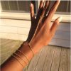 Olbye Olbye Finger Ring Bracelet Gold Slave Bracelet Hand Chain Ring Link Bracelet Everyday Jewelry For Women And Teen Girls Best