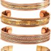 Touchstone Touchstone Indian Hand Crafted Healing Copper Bracelet Chakra Jewelry Cuff Gift Women Men. Wholesale