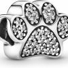 Pandora Pandora Paw Prints, Clear Cz Clearance