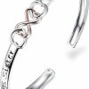 FLYOW Two Tone 925 Sterling Silver \"Always Sister Forever Friend\" Infinity Love Bracelet 7 Inch, Friendship Gift For Women Girls Birthday Gift Online