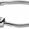 Sunargi Iconic Moments Snake Chain Pandora Jewelry Charm Sterling Silver Bracelet For Women 19 Cm Wholesale