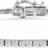 Haus of Brilliance Haus Of Brilliance .925 Sterling Silver 2.0 Cttw Diamond Classic Link Tennis Bracelet (I-J Color, I2-I3 Clarity) - 7-1/4\" Online