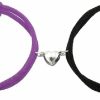 Dlihc Dlihc 2Pcs Couples Bracelets For Women Men, Matching Bracelets For Couples, Matching Heart Bracelets For Boyfriend Girlfriend Best Friend New