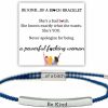 Angyape Be Kind Of A Bitch Tube Bracelet, Adjustable Braided Rope Handmade Engraved Inspirational Bracelet Stainless Steel Best Bitches Motivational Tube Bracelet Inspirational Gifts For Women Girls Online