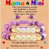 GLITTO Cute Mother Daughter Bracelets, Mommy And Me Bracelets, Mama And Mini Bracelets, Matching Mother'S Day Christmas Valentine'S Day Jewelry Gifts For Girls Women Best