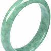 TUOYUANPU Tuoyuanpu 2.3In Natural Guizhou Cui Green Stone Jade Bracelet For Women With Box (59-60Mm) Hot