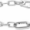 Pandora Pandora Me Link Chain Bracelet - Features 2 Connectors -Charm Bracelet For Women - Gift For Her - Sterling Silver - 6.9\" New