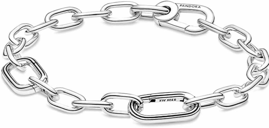 Pandora Pandora Me Link Chain Bracelet - Features 2 Connectors -Charm Bracelet For Women - Gift For Her - Sterling Silver - 6.9\" New