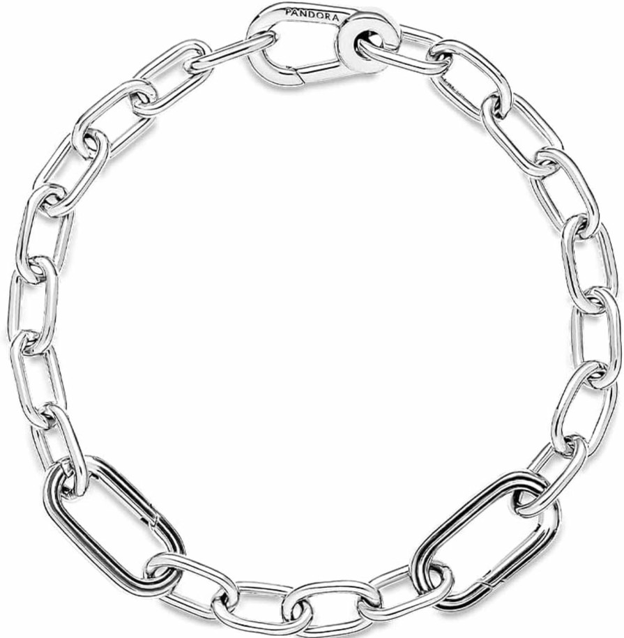 Pandora Pandora Me Link Chain Bracelet - Features 2 Connectors -Charm Bracelet For Women - Gift For Her - Sterling Silver - 6.9\" New