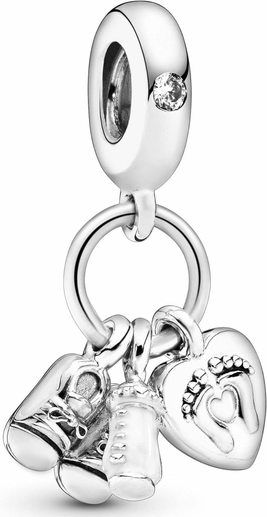 Pandora Pandora My Little Baby, White Enamel & Clear Cz Wholesale