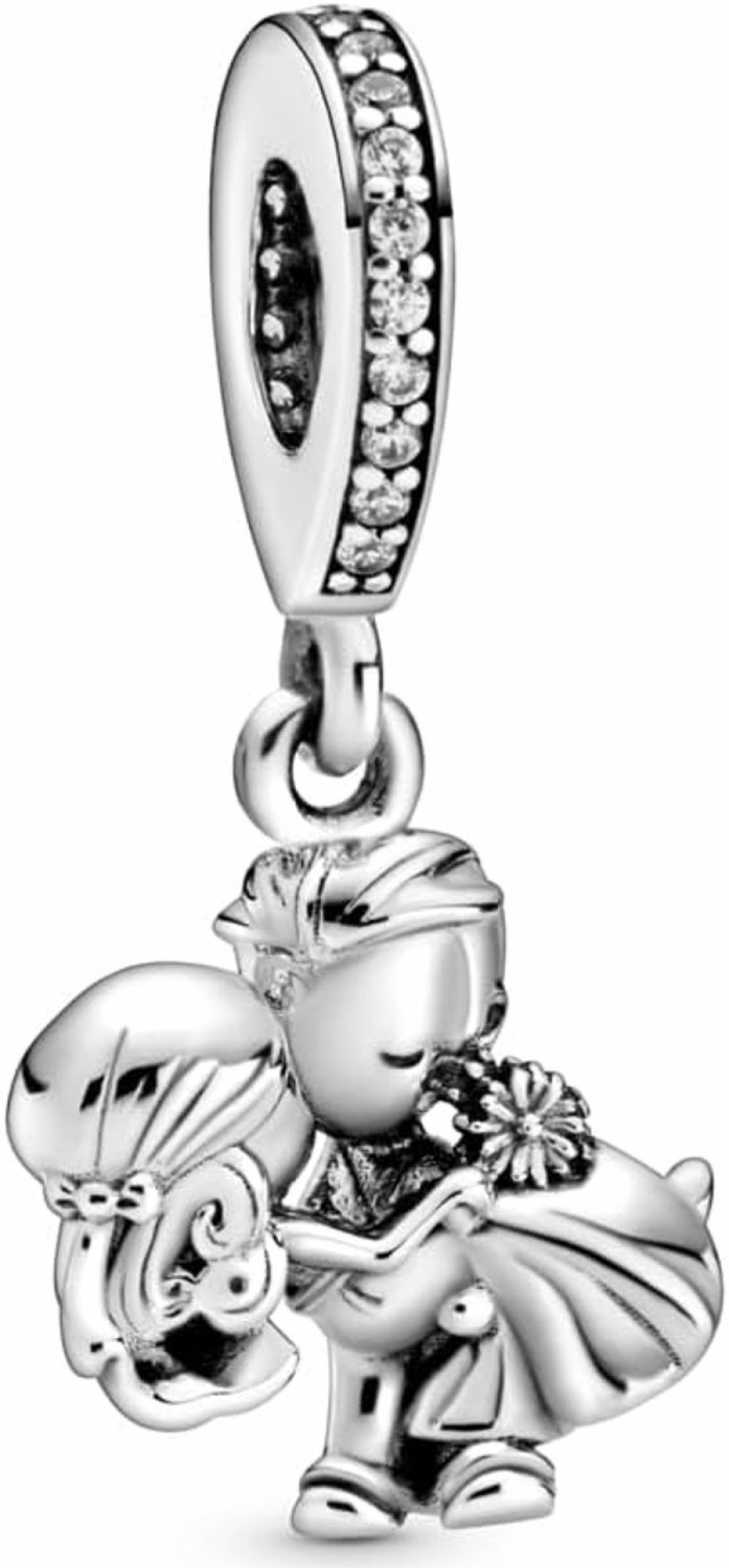 Pandora Pandora Married Couple Dangle Charm - Compatible Moments Bracelets - Jewelry For Women - Gift For Women - Made With Sterling Silver & Cubic Zirconia, With Gift Box Online