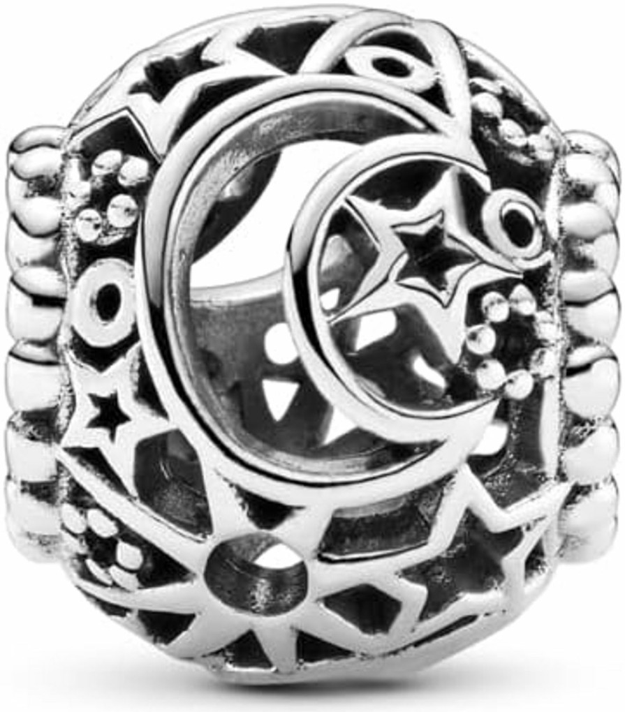 Pandora Pandora Openwork Sun, Stars & Moon Charm Clearance