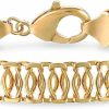 Barzel Barzel 18K Gold Plated Mesh Bracelet For Women - Made In Brazil Clearance