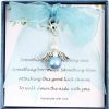 QqzsJewls Qqzsjewls Something Blue For Bride To Be On Wedding Gifts Bridal Angel Bouquet Garter Charm From Mom Dad Grandma Sister Friends Best