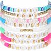 QUNAN Qunan 8 Pcs Taylor Friendship Bracelets Music Album Inspired Bracelets Set For Fans Hot