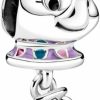 BEEUVIP Beeuvip Stitch & Mouse Charm 925 Sterling Silver Openwork Bead For Charm Bracelets And Necklaces With 5A Cubic Zirconia, Birthday Mothers Day Jewelry Gifts Women Girls Best