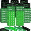 Sosation Sosation 500 Pcs Mental Health Awareness Silicone Bracelet Bulk With Saying Green Ribbon Wristbands Health Bracelet Mental Health Gifts Accessories For Men Women Patients Family Hot