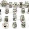 Yeshan Yeshan Antique Silver Clip Lock Bead Charms With Rubber Stopper O-Rings Best