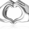 SOUKISS Soukiss 925 Sterling Silver Love Heart In Your Hands Charm For Charms Bracelets, Xmas Mother'S Day Gifts Idea Wholesale