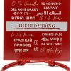 Luck Strings Red Cord Bracelet For Men String - Adjustable Bracelet For Women - Uni Adult Waterproof Nylon Cord Surfer Passion Protection Strength Power Talisman Good Luck Charm Energy Red String Of Fate Love Best