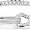 SWAROVSKI Swarovski Dextera Bracelet With White Crystal Pave On A Rhodium Plated Setting Best