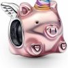 Pandora Pandora Flying Unicorn Pig Charm - Compatible Moments Bracelets - Jewelry For Women - Gift For Women In Your Life - Made With Sterling Silver & Enamel Hot