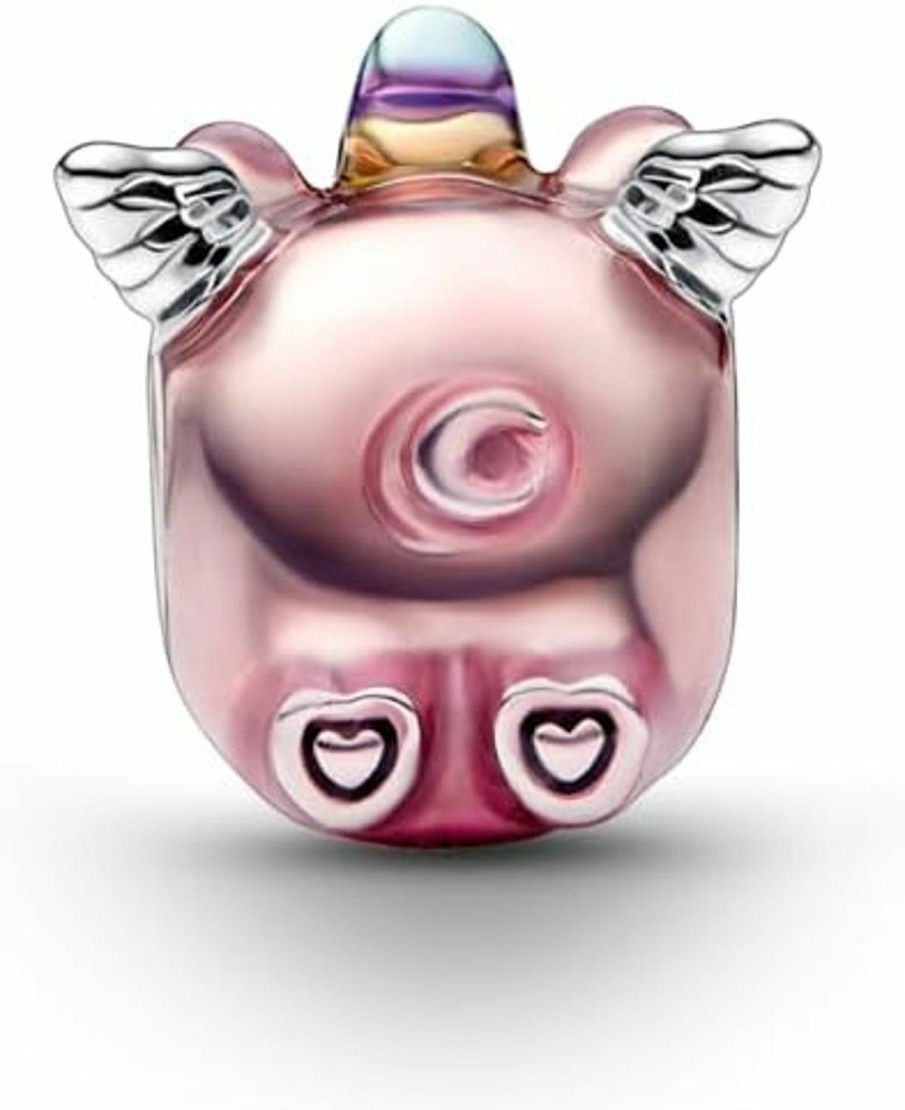 Pandora Pandora Flying Unicorn Pig Charm - Compatible Moments Bracelets - Jewelry For Women - Gift For Women In Your Life - Made With Sterling Silver & Enamel Hot