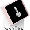 Pandora Pandora Spinning Compass Dangle Charm Bracelet Charm Moments Bracelets - Stunning Women'S Jewelry - Gift For Women In Your Life - Made With Sterling Silver & Man-Made Crystal, With Gift Box Best